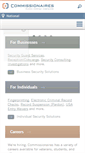 Mobile Screenshot of commissionaires.ca